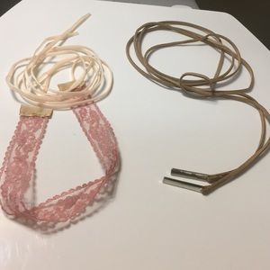 5 for $15! Set of 2 chokers NWOT
